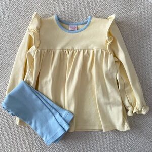 Yellow and Blue Kids Matching Set